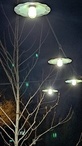Ineffectively shielded string lights