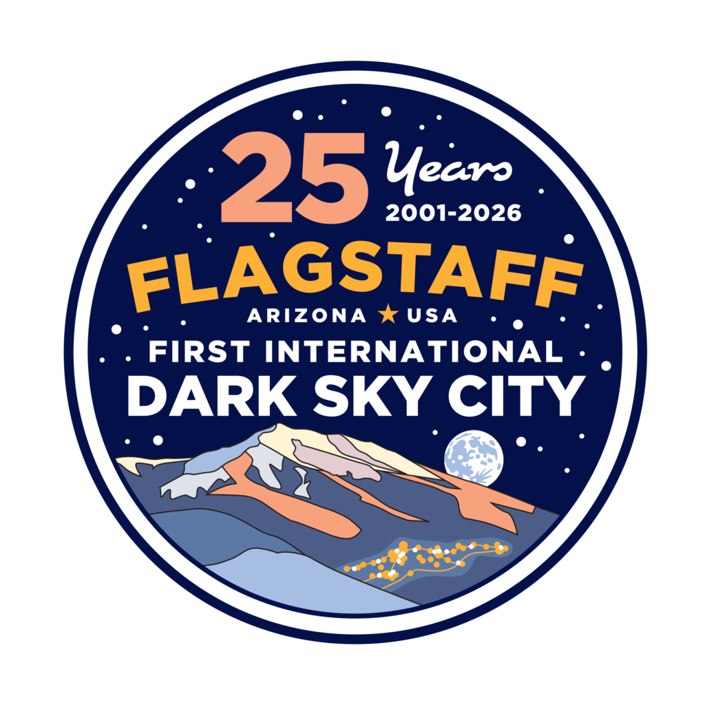 Flagstaff 25 years Dark Sky City logo