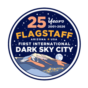 Flagstaff 25 years Dark Sky City logo